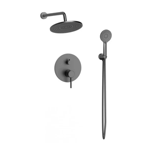 Σύστημα Εντοιχισμού σετ Venis DC Gun Metal