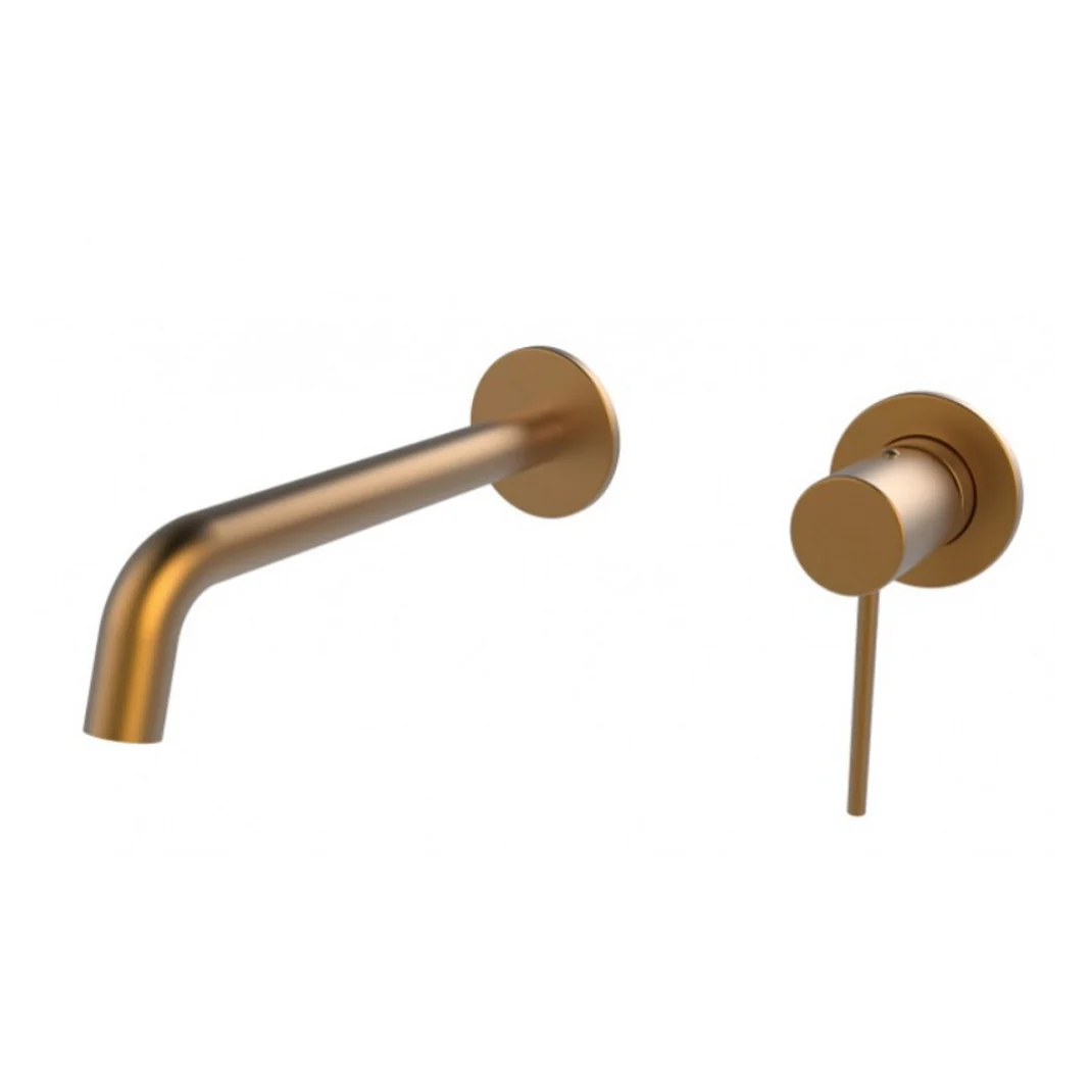 μπαταρια νιπτηρος εντοιχισμου venis brushed copper