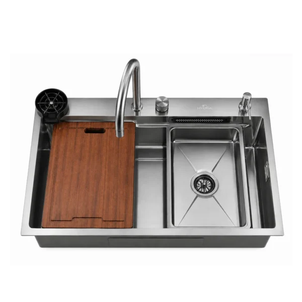 Νεροχύτης Kουζίνας HYDRA Finish Brushed 80x50x23